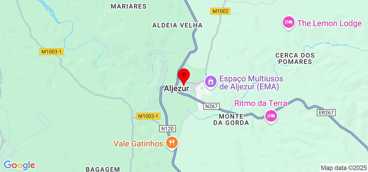 Engenho e Arte Gallery - Faro - Aljezur - Map