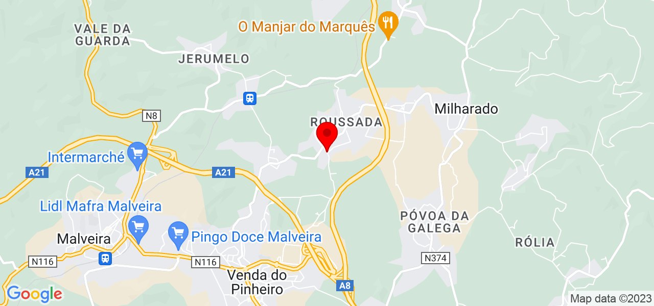 Eventos - Lisboa - Mafra - Mapa