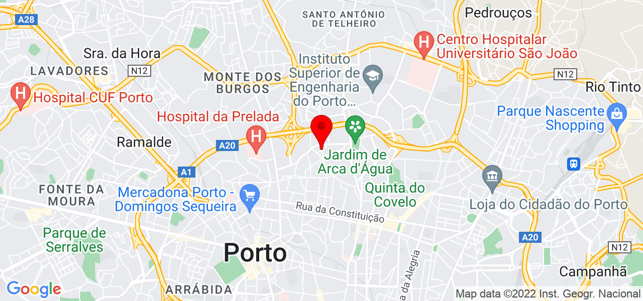 Rosania - Porto - Porto - Mapa