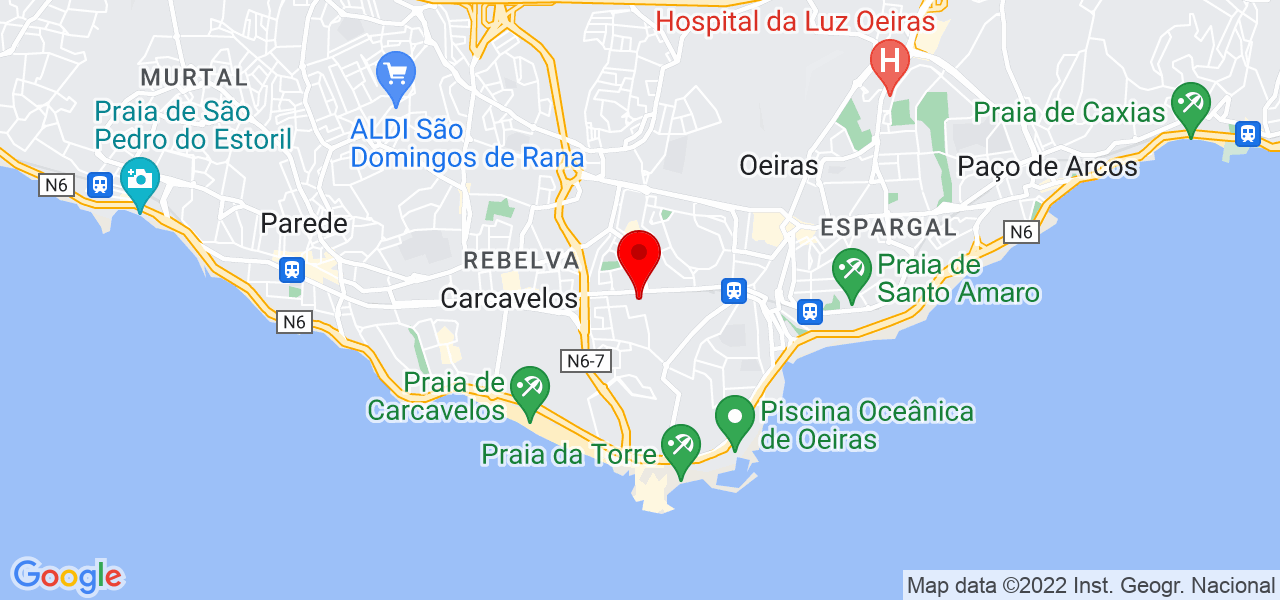 Shara Barbosa - Lisboa - Cascais - Map