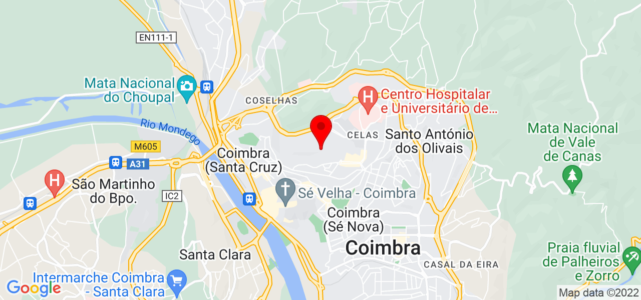 Jo&atilde;o Ma&ccedil;arico - Coimbra - Coimbra - Mapa