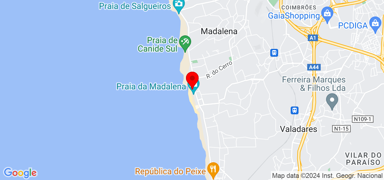 Marcelo - Porto - Vila Nova de Gaia - Mapa