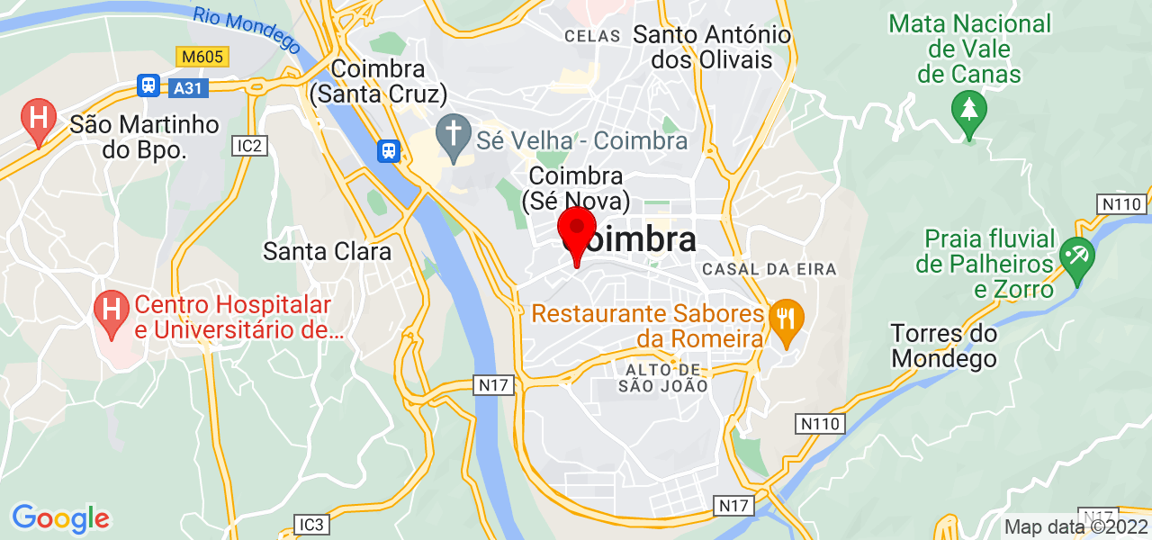 Ana Ribeiro - Coimbra - Coimbra - Mapa