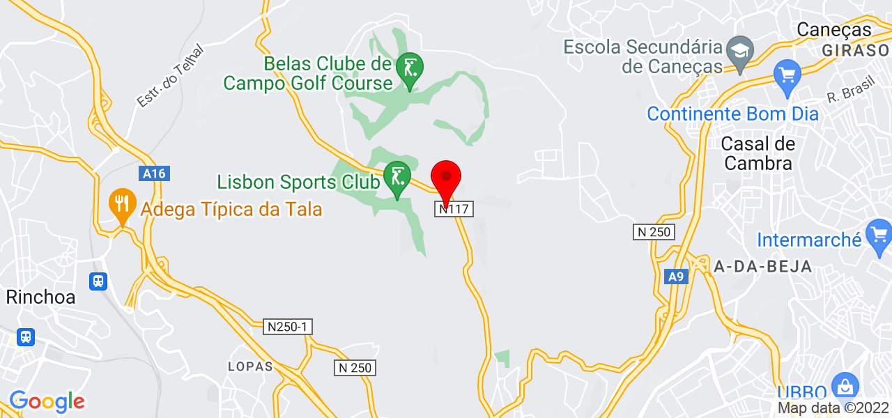 Nayara Firmino - Lisboa - Sintra - Karte