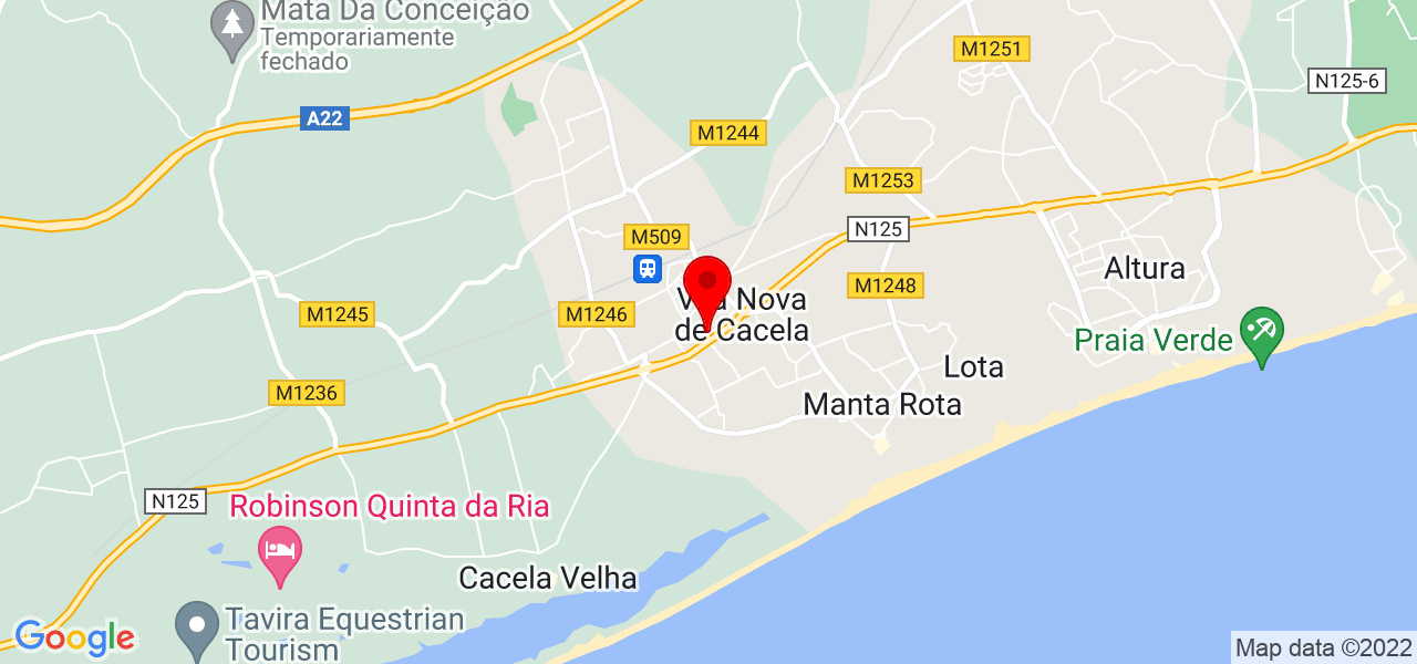 D24 Remodelações! - Faro - Vila Real de Santo António - Mapa