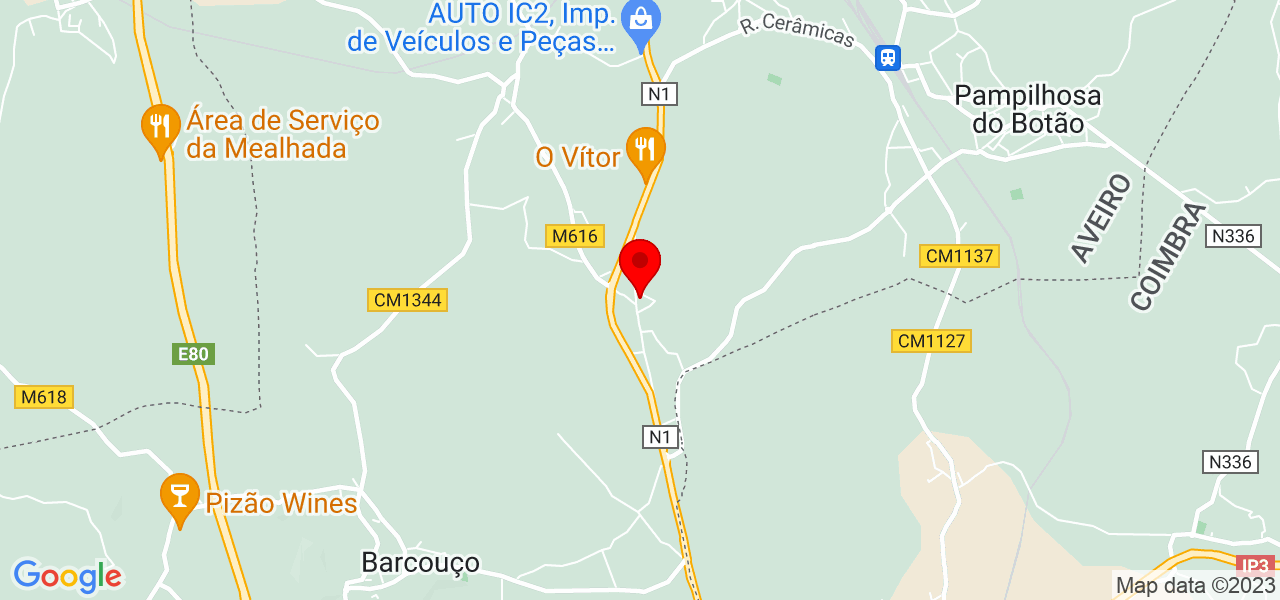 Mara Sofia da Silva Rodrigues - Aveiro - Mealhada - Mapa