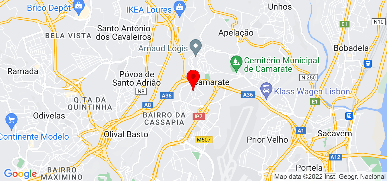Jasper V. - Lisboa - Loures - Map