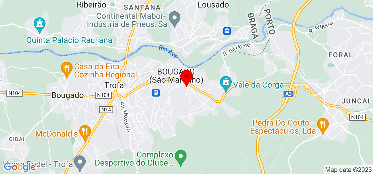 Jo&atilde;o Monteiro - Porto - Trofa - Mapa