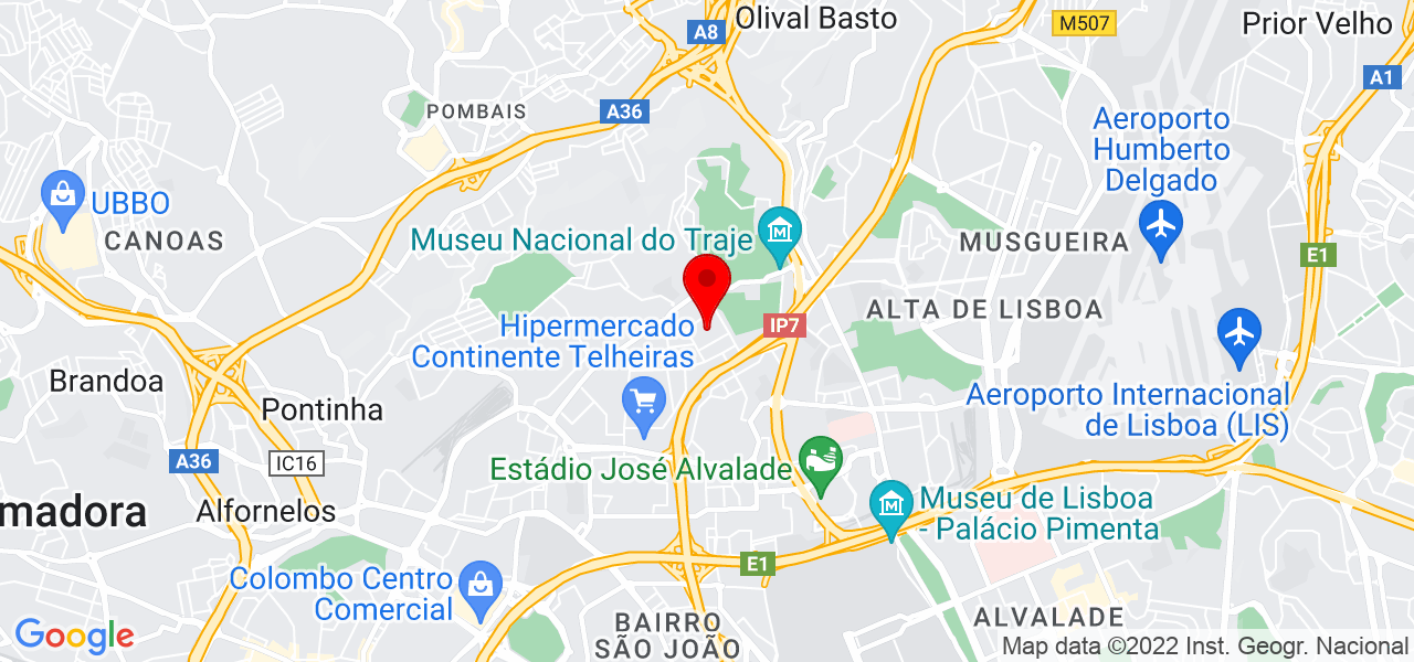 Ana - Lisboa - Lisboa - Mapa