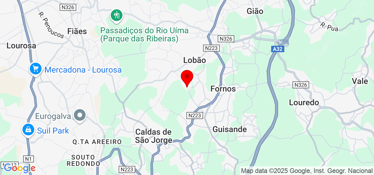 IC Seguros - Aveiro - Santa Maria da Feira - Karte