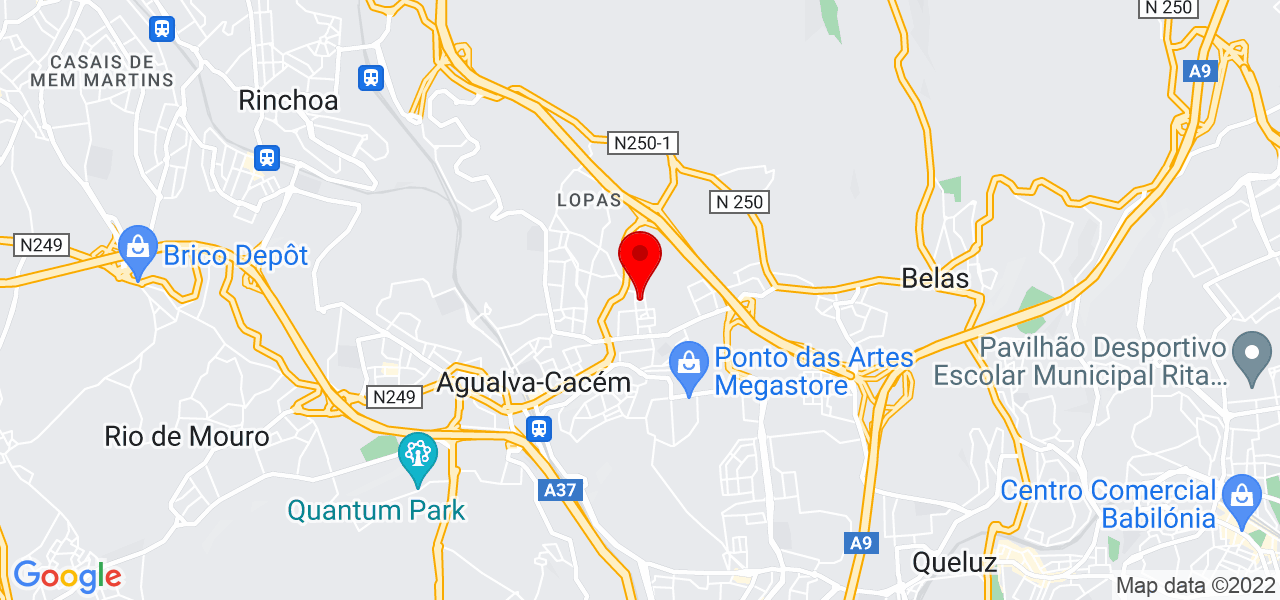 Casapronta - Lisboa - Sintra - Mapa