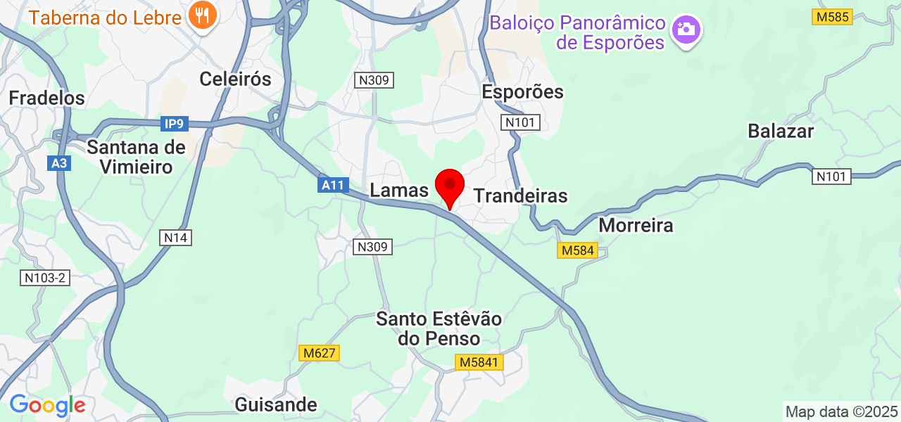 José Gomes - Braga - Braga - Map