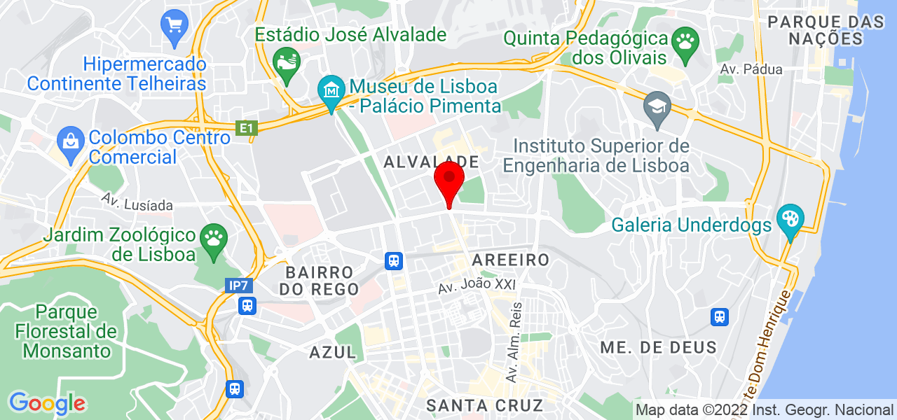 Mariana Santos - Lisboa - Lisboa - Mapa