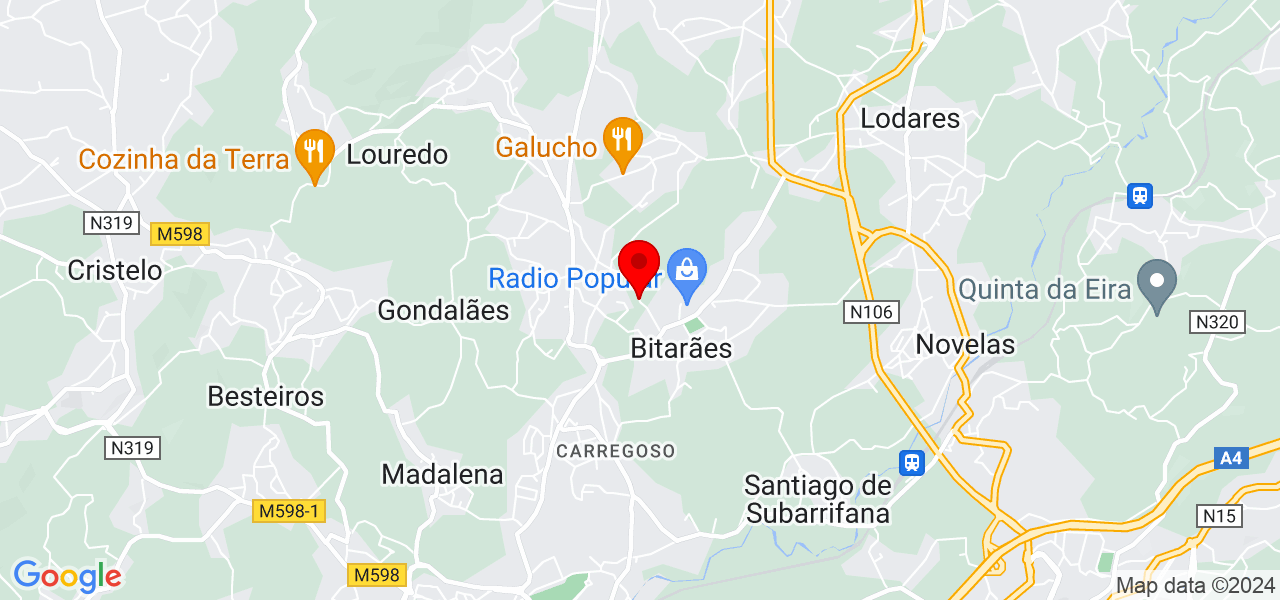 Maria M. - Porto - Paredes - Mapa