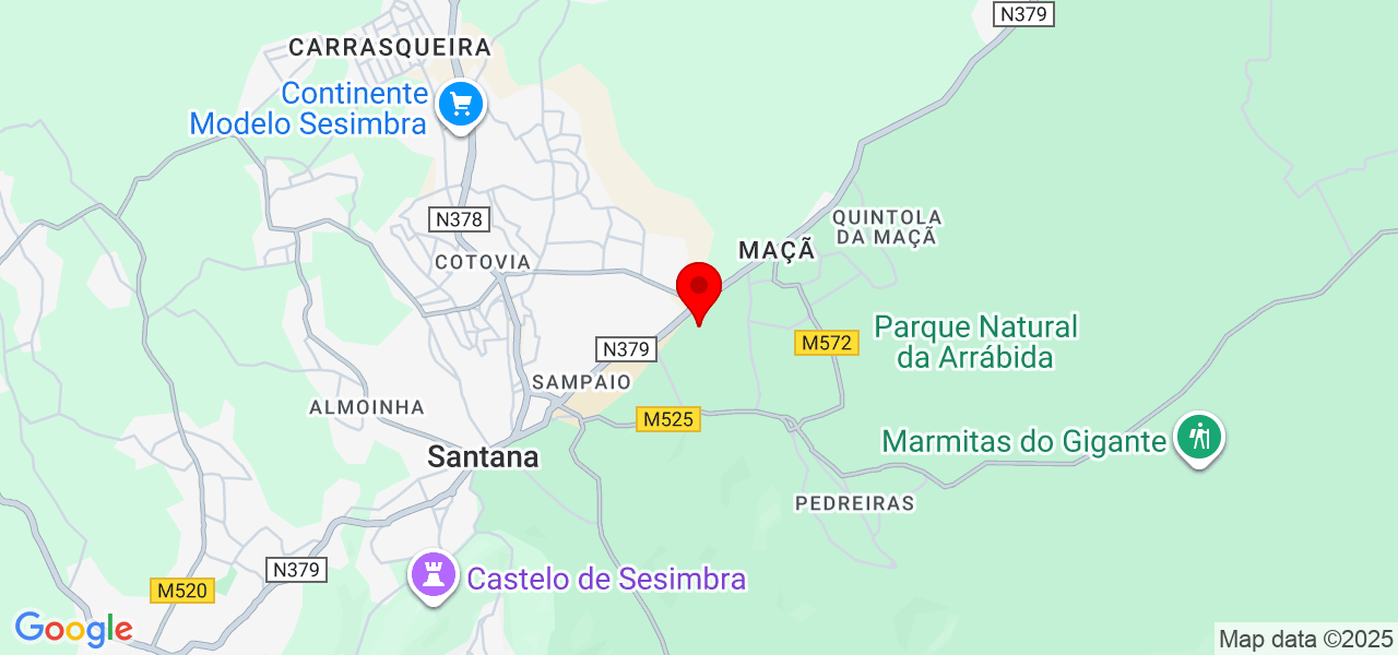 ForestCat - Setúbal - Sesimbra - Mapa