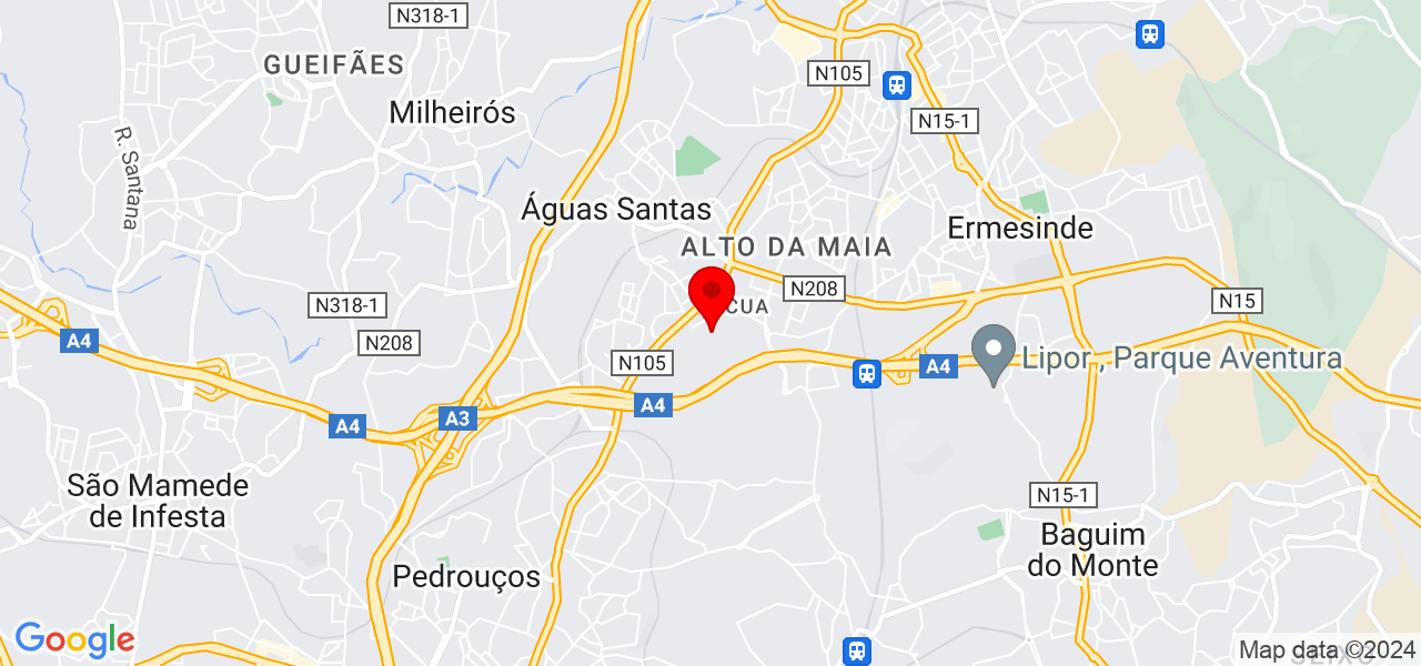 Construtora Gra&ccedil;a da Silva, lda - Porto - Maia - Mapa