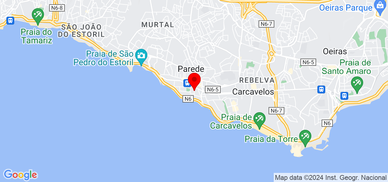 Andr&eacute; Reis - Lisboa - Cascais - Mapa