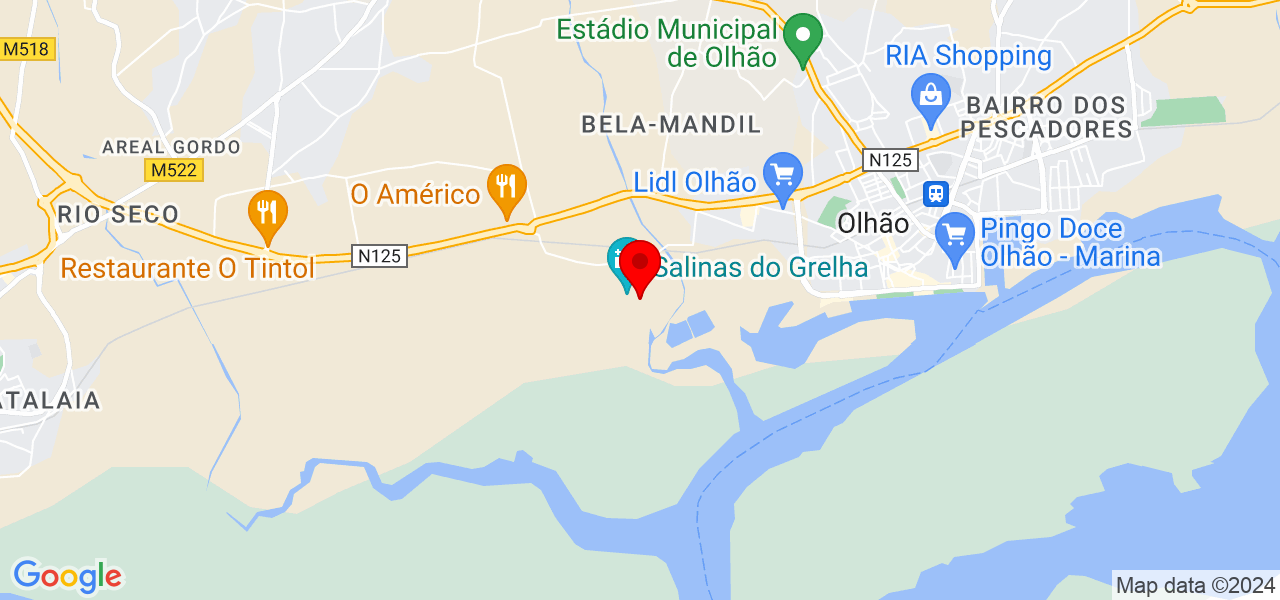 Micaely bezerra - Faro - Olhão - Mapa