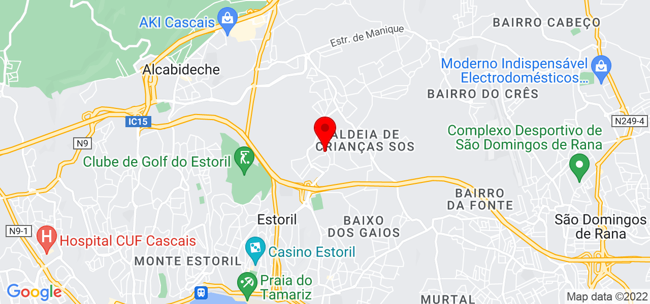 Lucival Oliveira Lopes - Lisboa - Cascais - Mapa