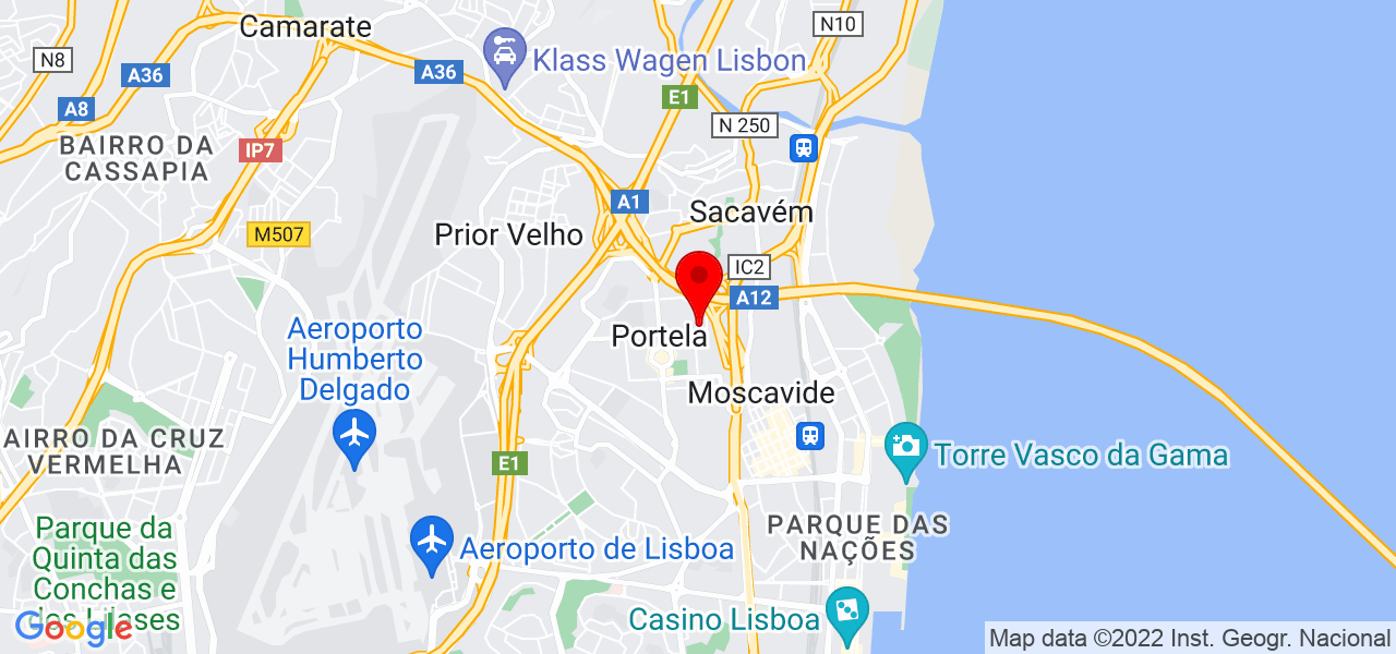 Nuno Alexandre Dias - Lisboa - Loures - Map