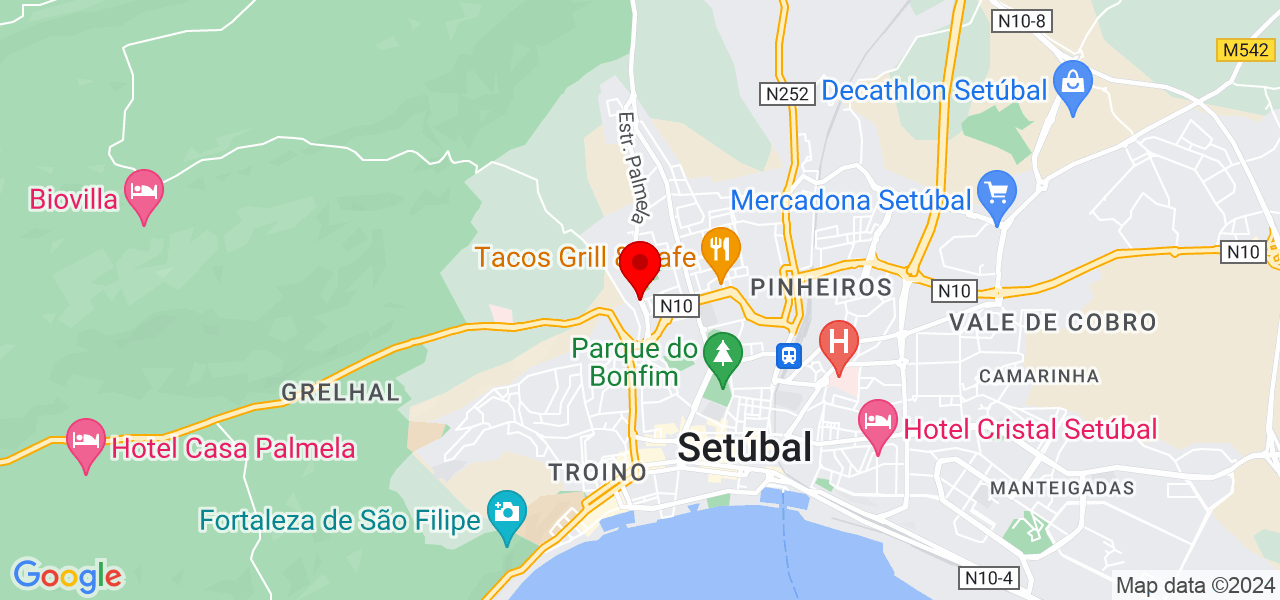 Jainara Macena Almeida - Setúbal - Setúbal - Mapa