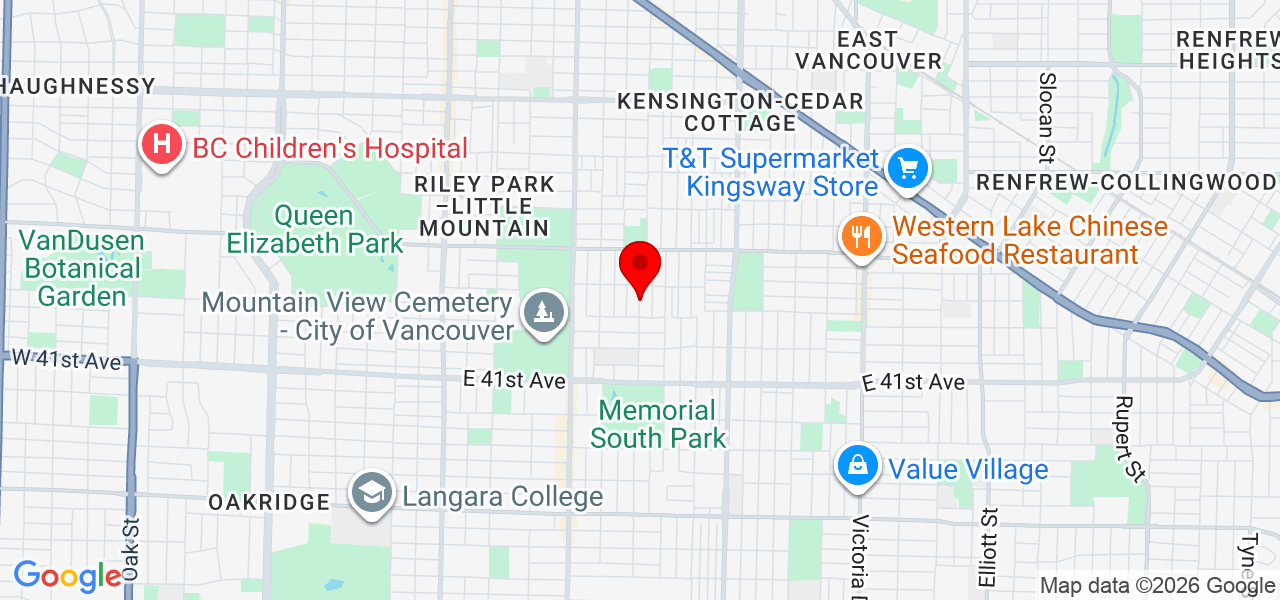 Peachtacular Home Health Care - British Columbia / Colombie Britanique - Greater Vancouver - Karte