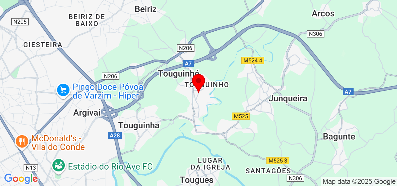 M&aacute;rcia Maio - Organizadora Profissional - Porto - Vila do Conde - Mapa