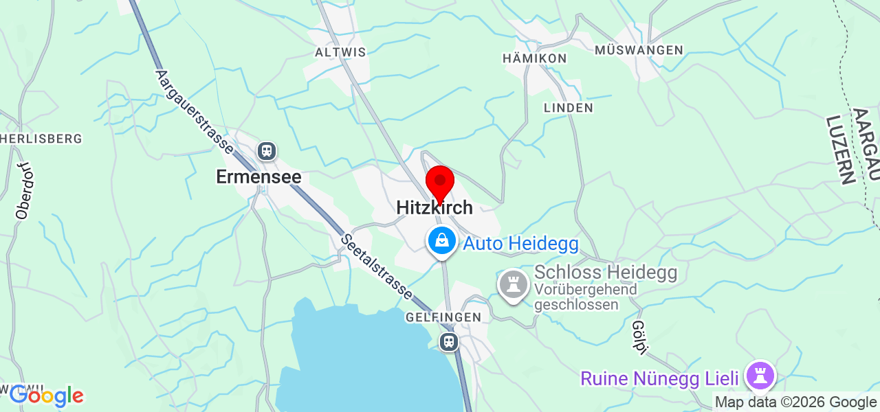Silvan Bircher Fotografie - Luzern - Hitzkirch - Karte