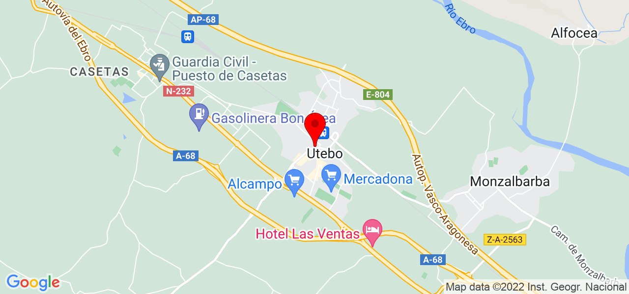 Xiomi - Aragón - Utebo - Mapa