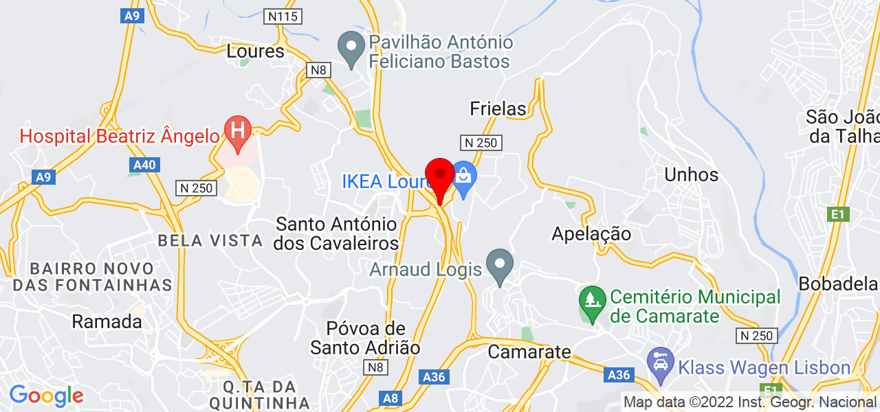 KONTROL Studios - Lisboa - Loures - Mapa