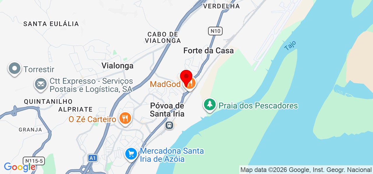JGM Fotografia - Lisboa - Vila Franca de Xira - Mapa