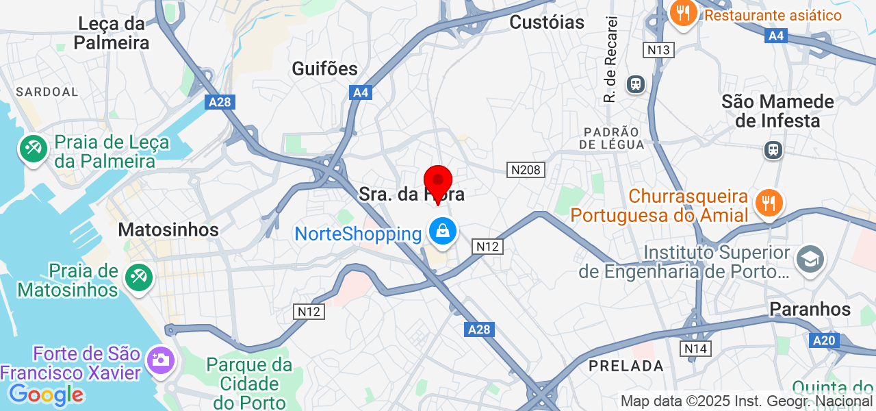 Erikah Barbosa - Porto - Matosinhos - Map