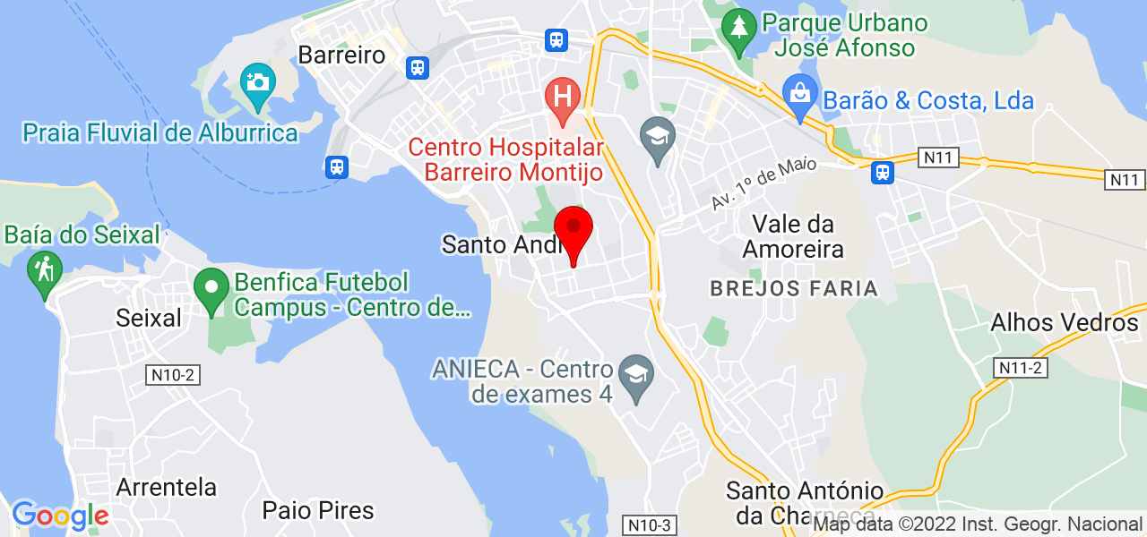 Futureway - Setúbal - Barreiro - Mapa