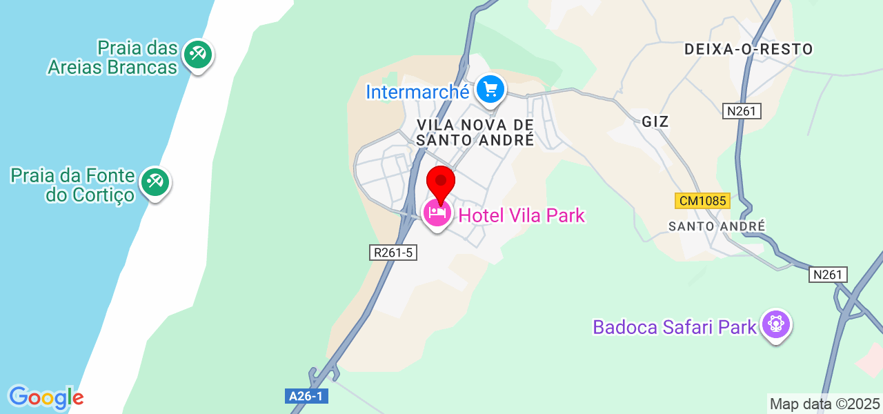 Mestre Mafalda Ponte - Setúbal - Santiago do Cacém - Carte