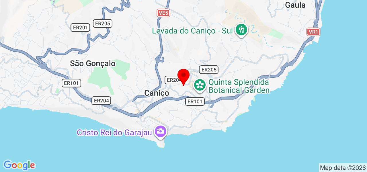 Kefa Pool - Madeira - Santa Cruz - Mapa