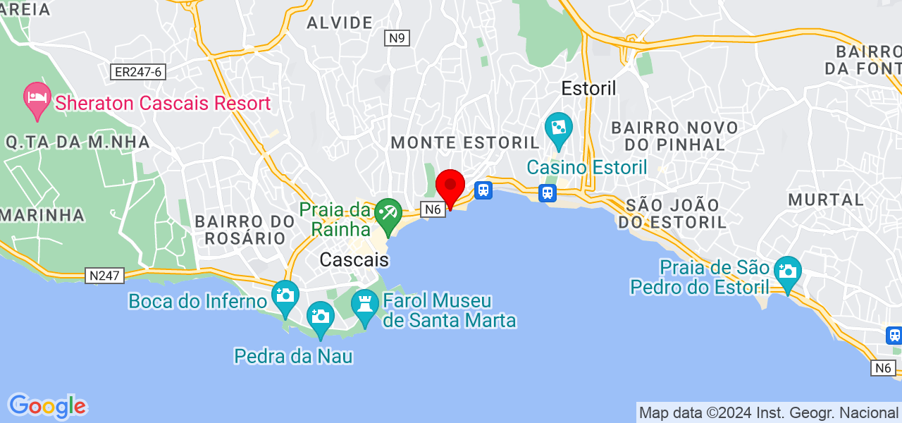 Cristina - Lisboa - Cascais - Mapa