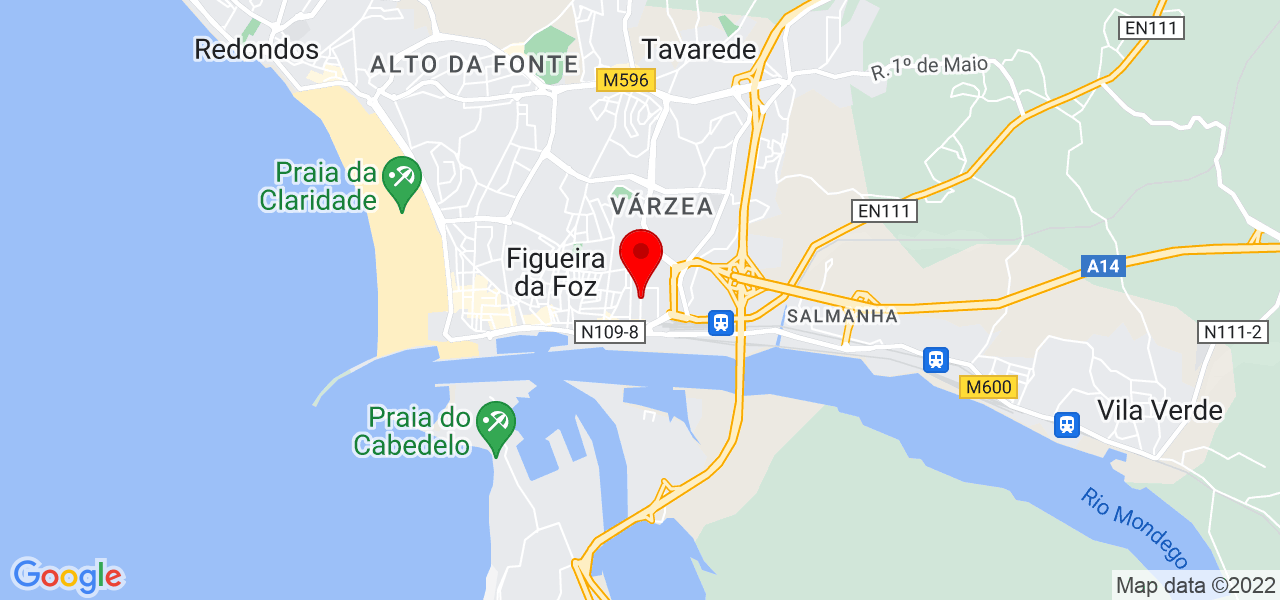 Lic&iacute;nia Maria da Gra&ccedil;a Sim&otilde;es - Coimbra - Figueira da Foz - Mapa
