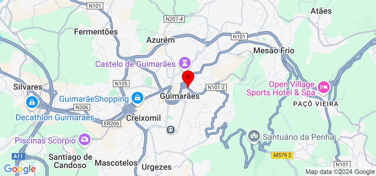 DJ Mike - Braga - Guimarães - Mapa
