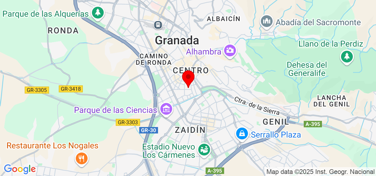 Marca cosmética coreana - Andalucía - Granada - Mapa