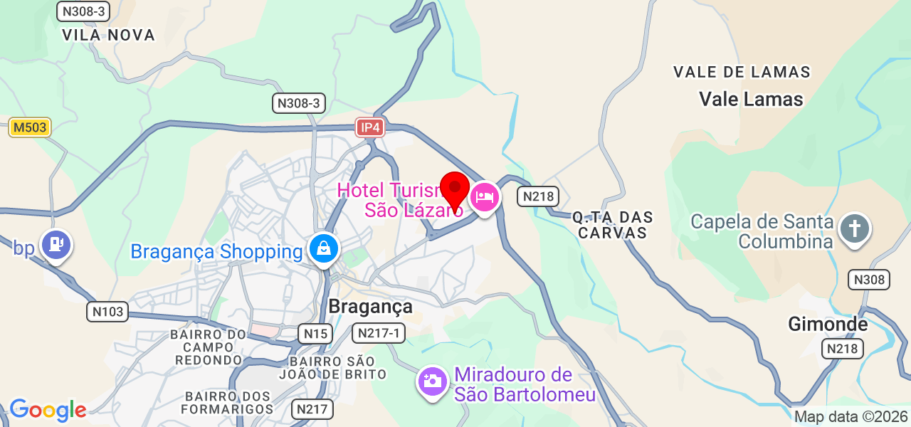 Laura Del Valle Acevedo - Bragança - Bragança - Karte