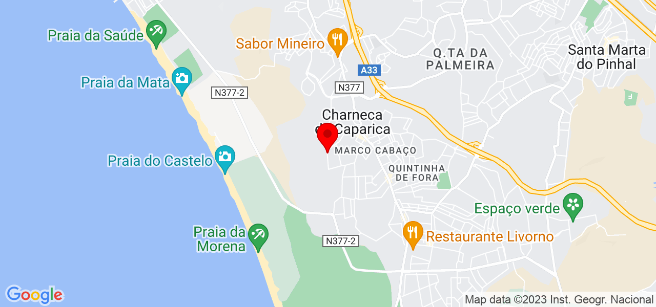 Salete Pereira - Setúbal - Almada - Mapa