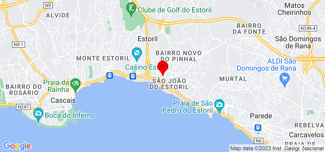 Jocasta Tha&iacute;s - Lisboa - Cascais - Mapa