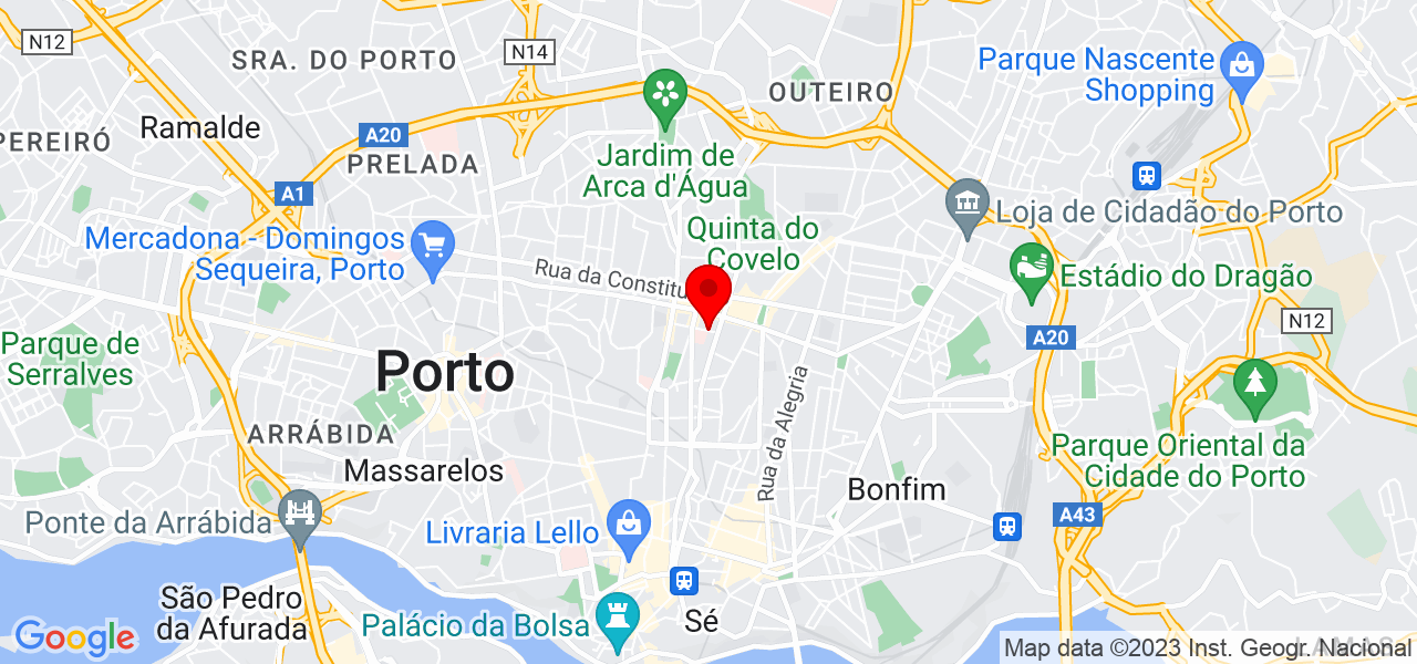 Rafael pintor - Porto - Porto - Mapa