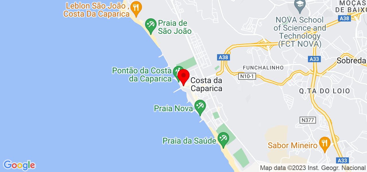 Valéria Santana - Setúbal - Almada - Mapa