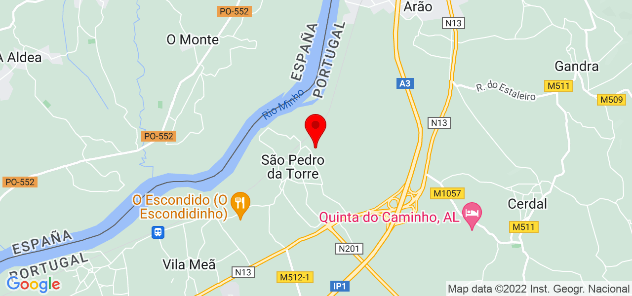 SONIA - Servi&ccedil;os Otimizados Nas Idades Avan&ccedil;adas - Viana do Castelo - Valença - Mapa