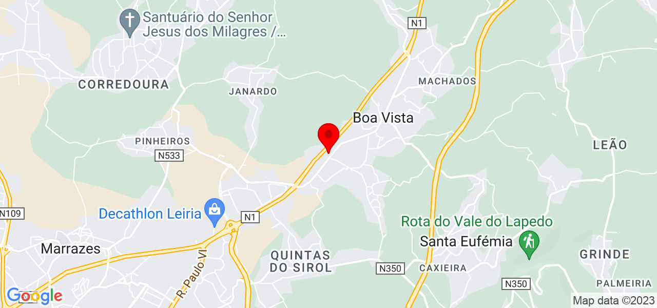 Val&eacute;rio - Leiria - Leiria - Mapa