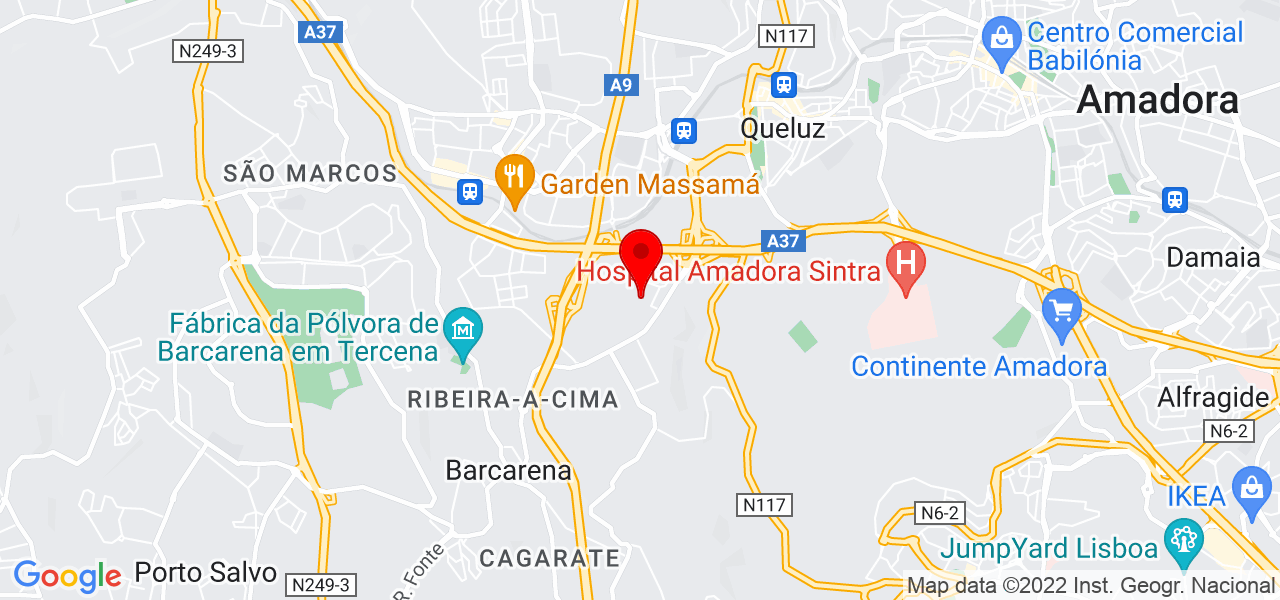 L&uacute;cia Sousa Santos - Lisboa - Oeiras - Mapa