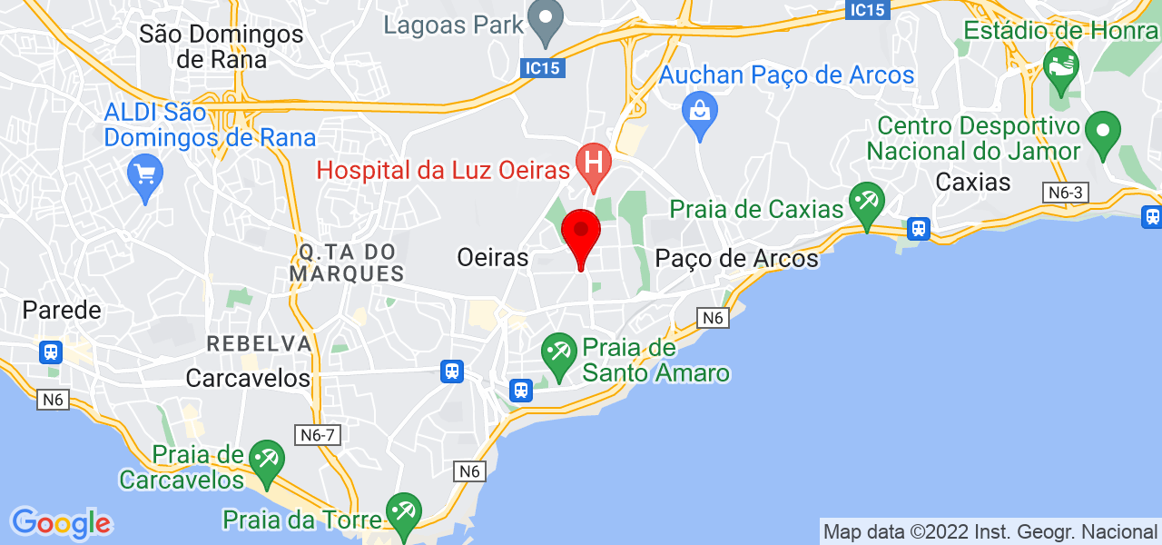 Gon&ccedil;alo Bica - Lisboa - Oeiras - Mapa
