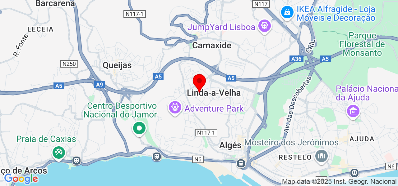JE Remodelações - Lisboa - Oeiras - Map