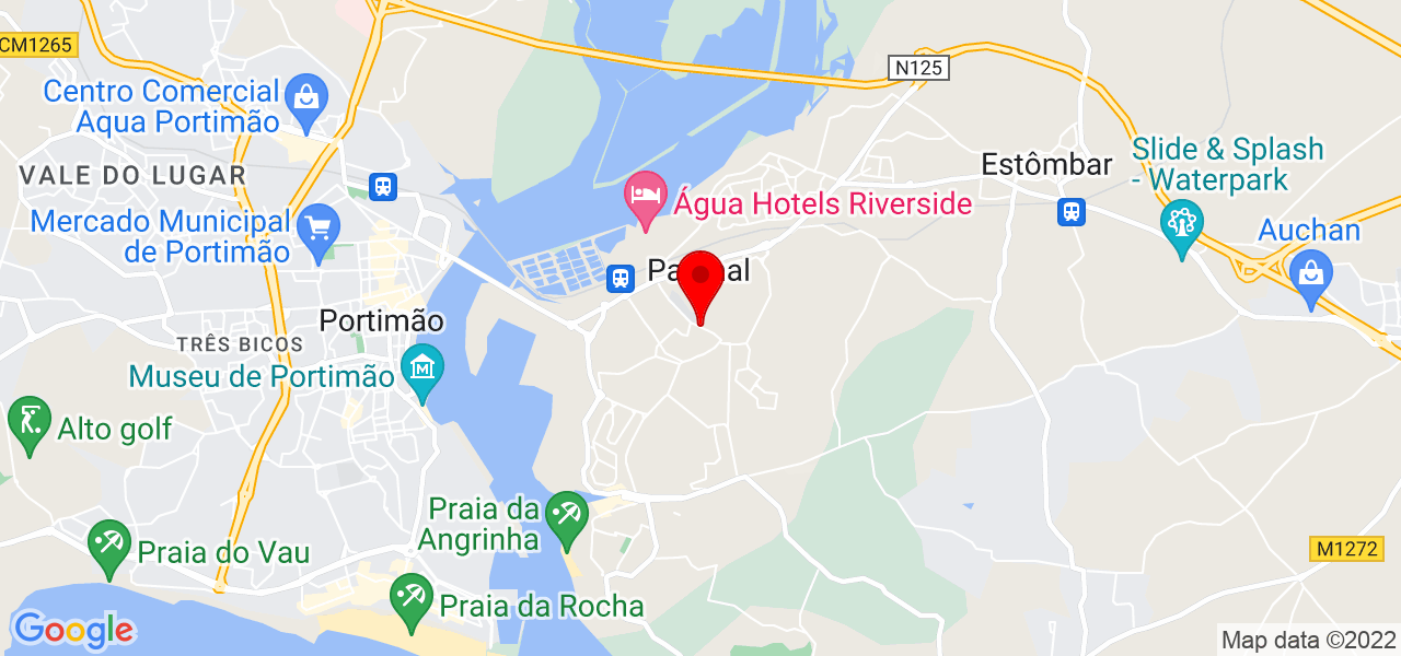 Transportes e Mudan&ccedil;as - Carlos David - Faro - Lagoa - Mapa